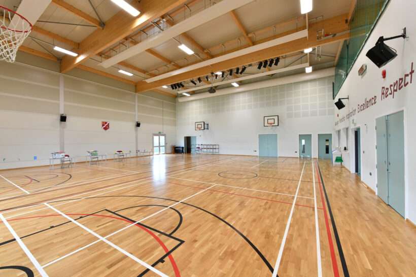 Neptunus-Flexolution-Hamstel-Infant-School-Southend-on-Sea-temporary-sports-hall