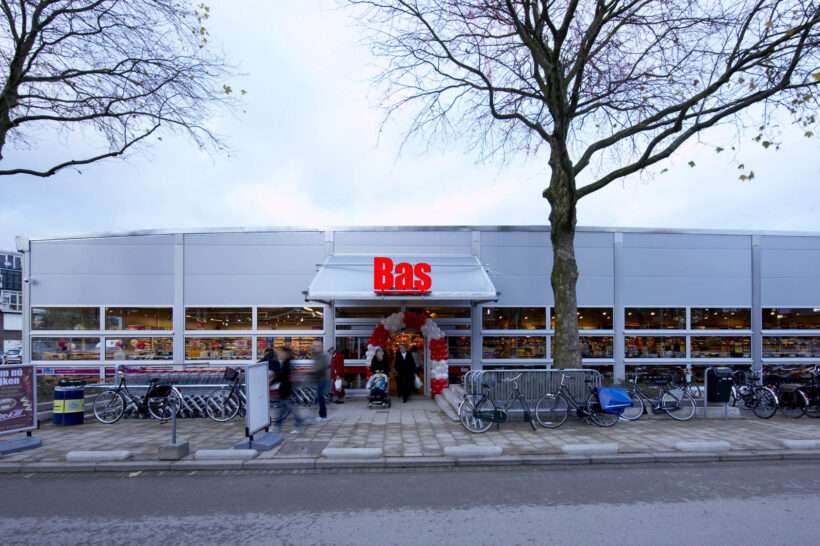 Supermarket Neptunus Evolution Tymczasowy supermarket Bas Schiedam
